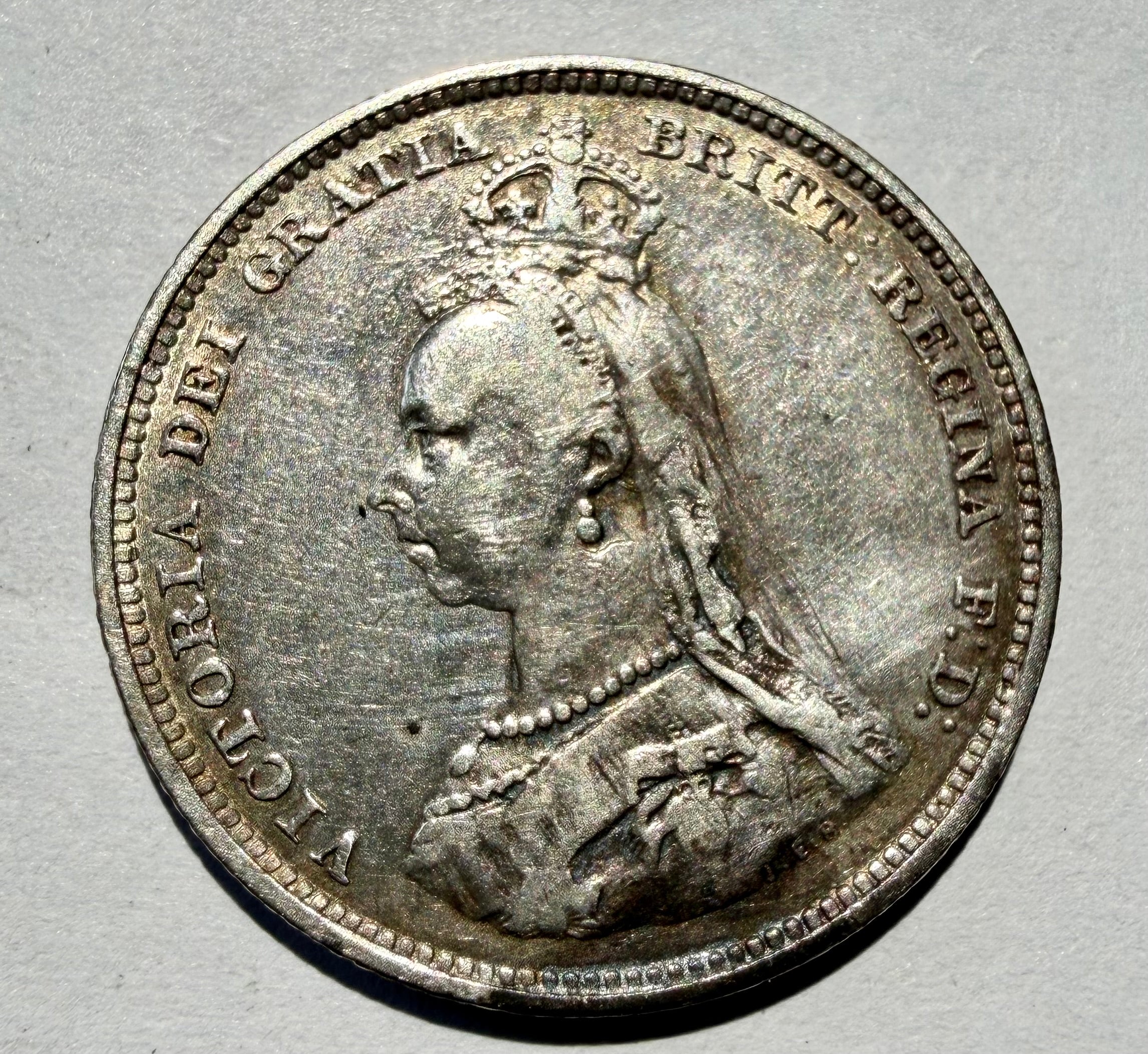 Queen Victoria shilling 1887