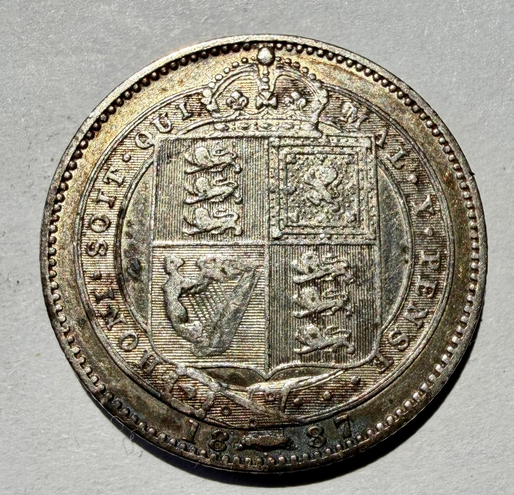 Queen Victoria shilling 1887