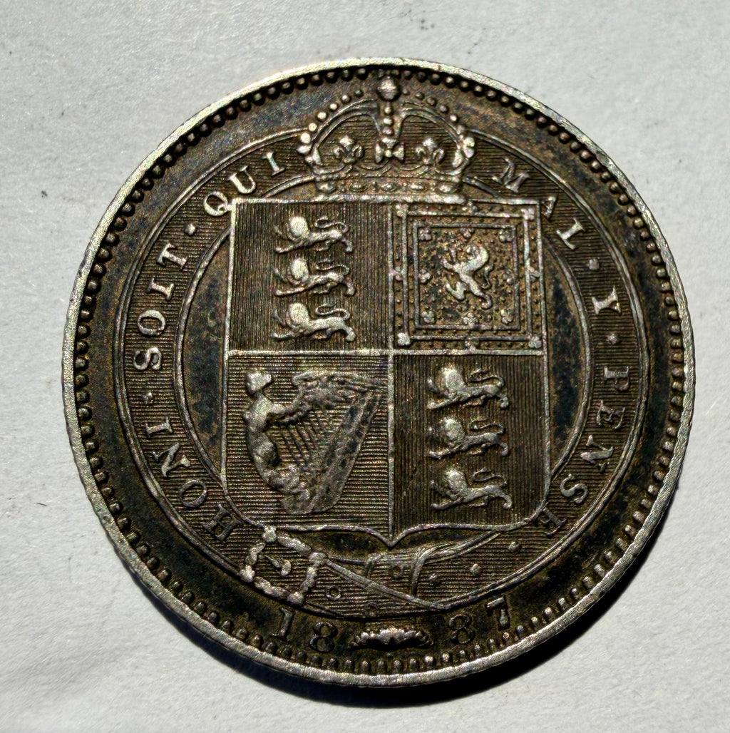 Queen Victoria shilling 1887
