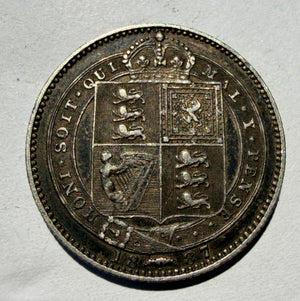 Queen Victoria shilling 1887