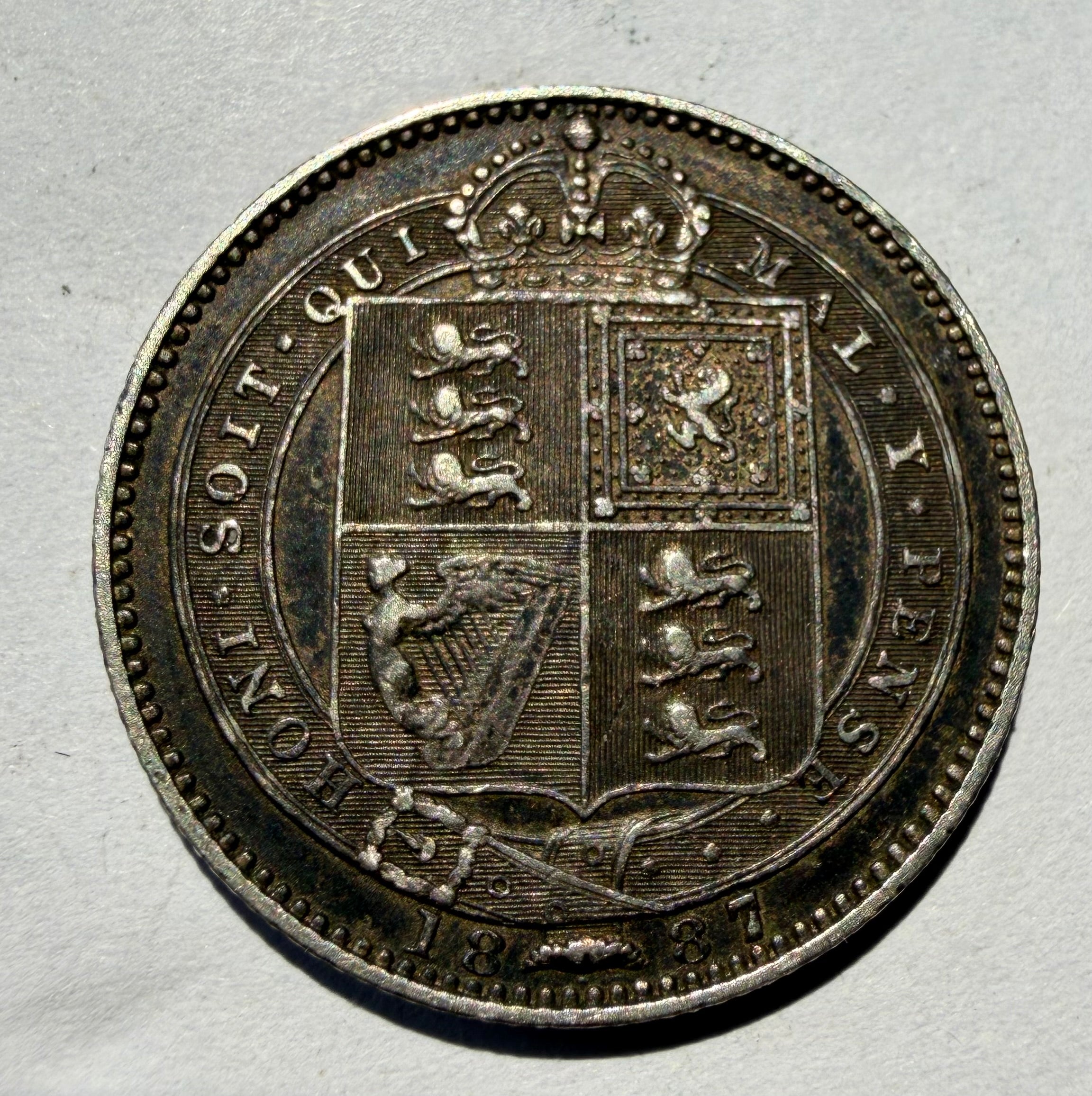 Queen Victoria shilling 1887