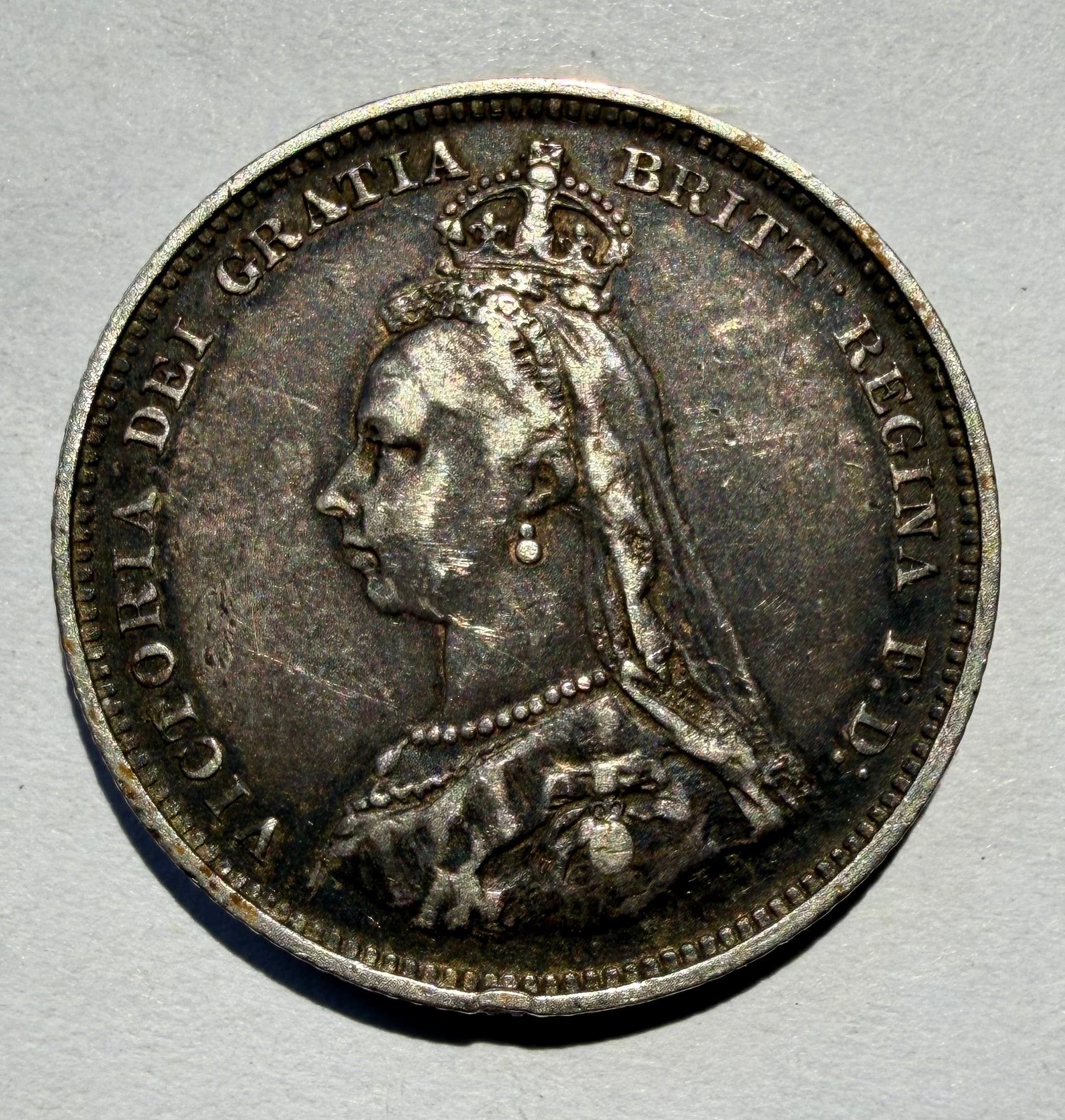 Queen Victoria shilling 1887