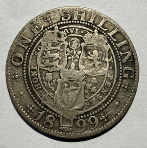 Queen Victoria Shilling 1899