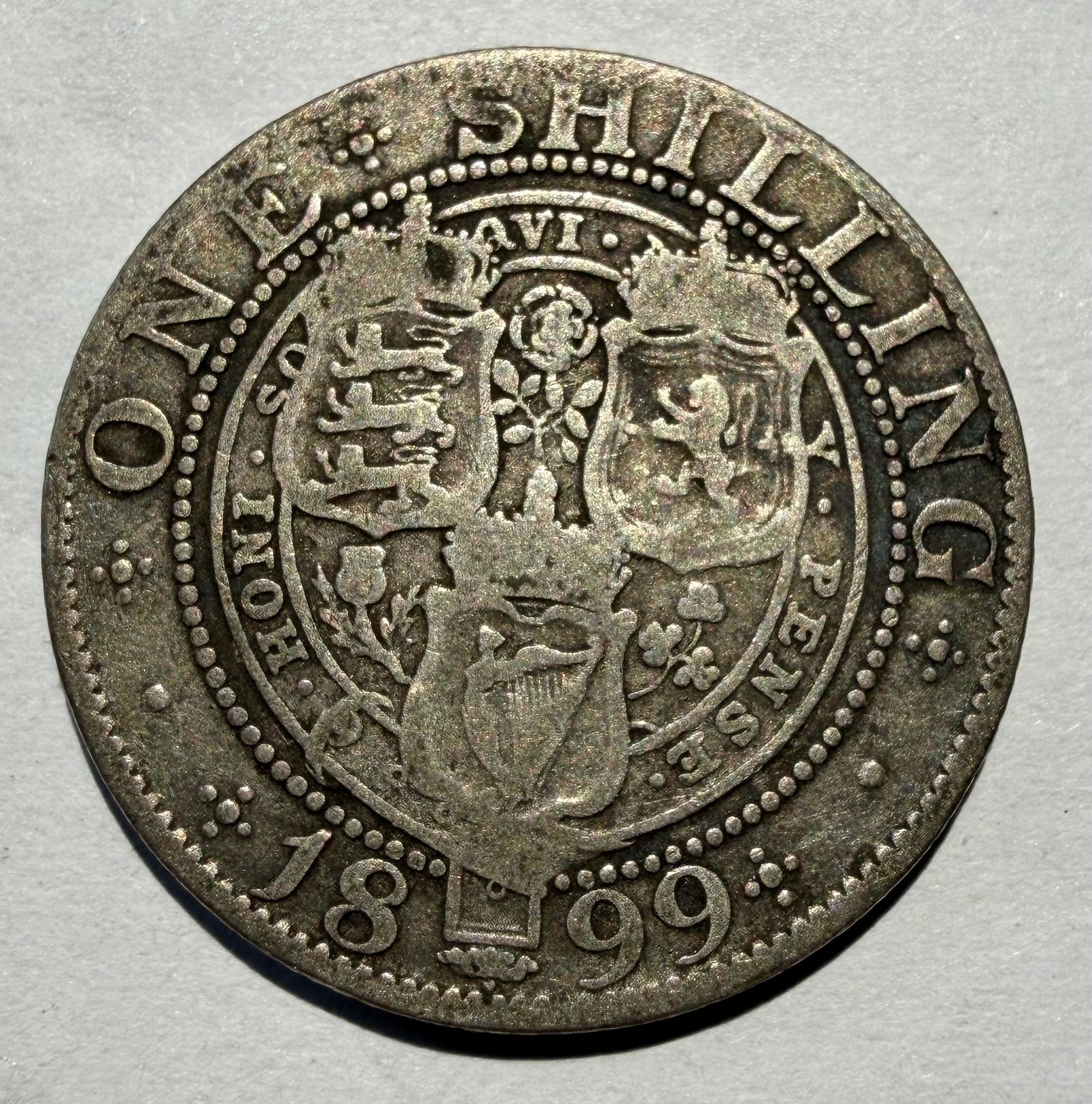 Queen Victoria Shilling 1899