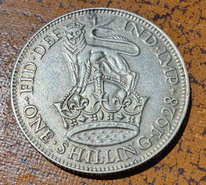 1928 King George V shilling