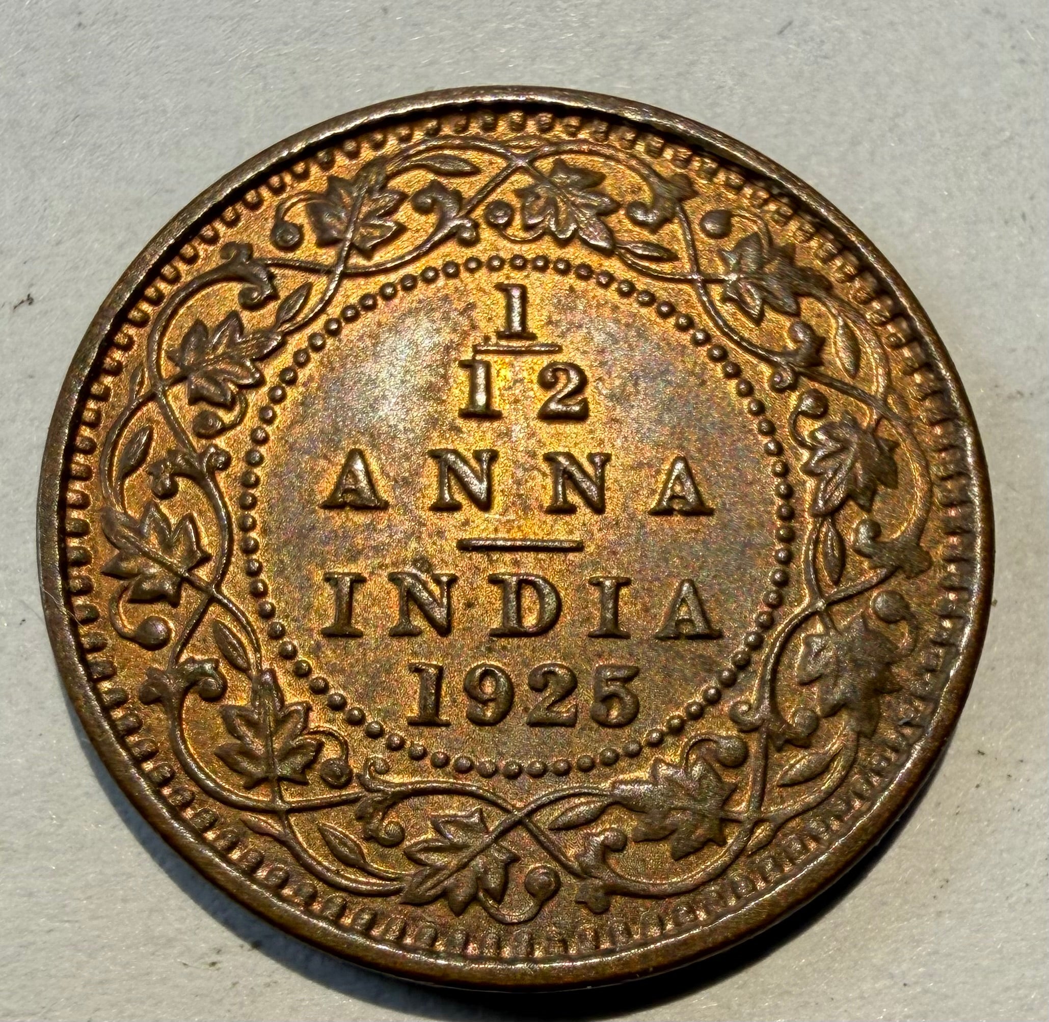 India 1/12 anna-1925C-UNC