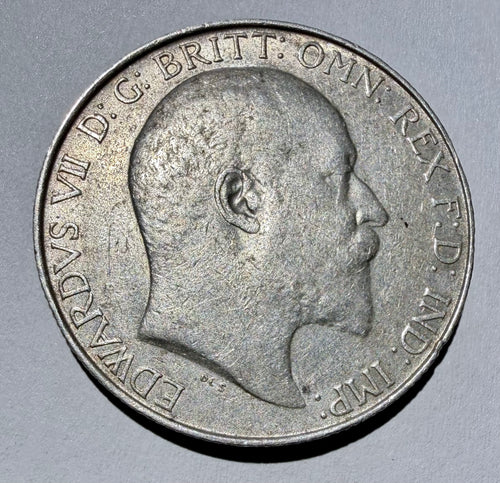 1905 Edward VII Silver Florin, rare and very nice example