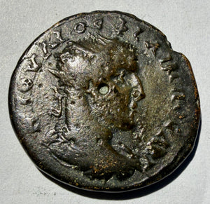 PHILIP I Ancient Roman Provincial AE26 Iuliopolis Bithynia Asclepius-Rare