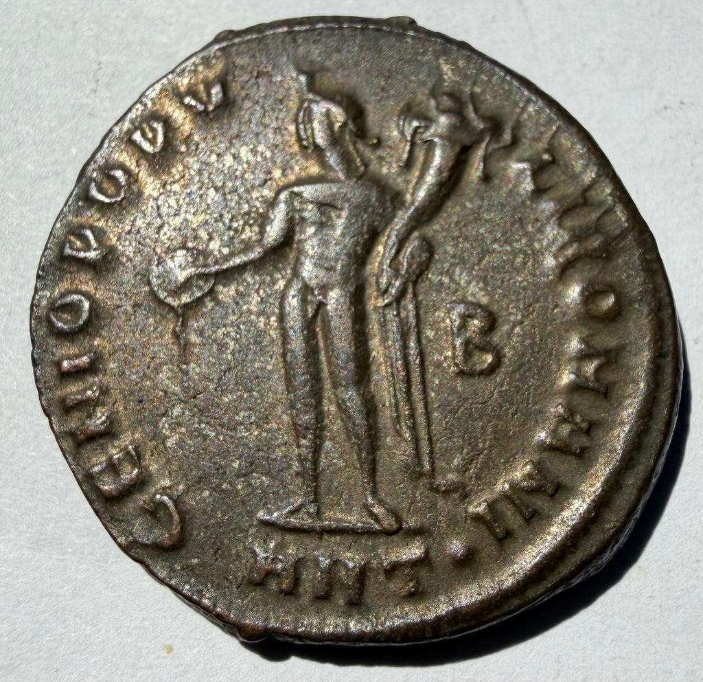 MAXIMIAN Large Bronze Follis Coin 303 AD GENIO POPVLI ROMANI Antioch Mint RIC 58