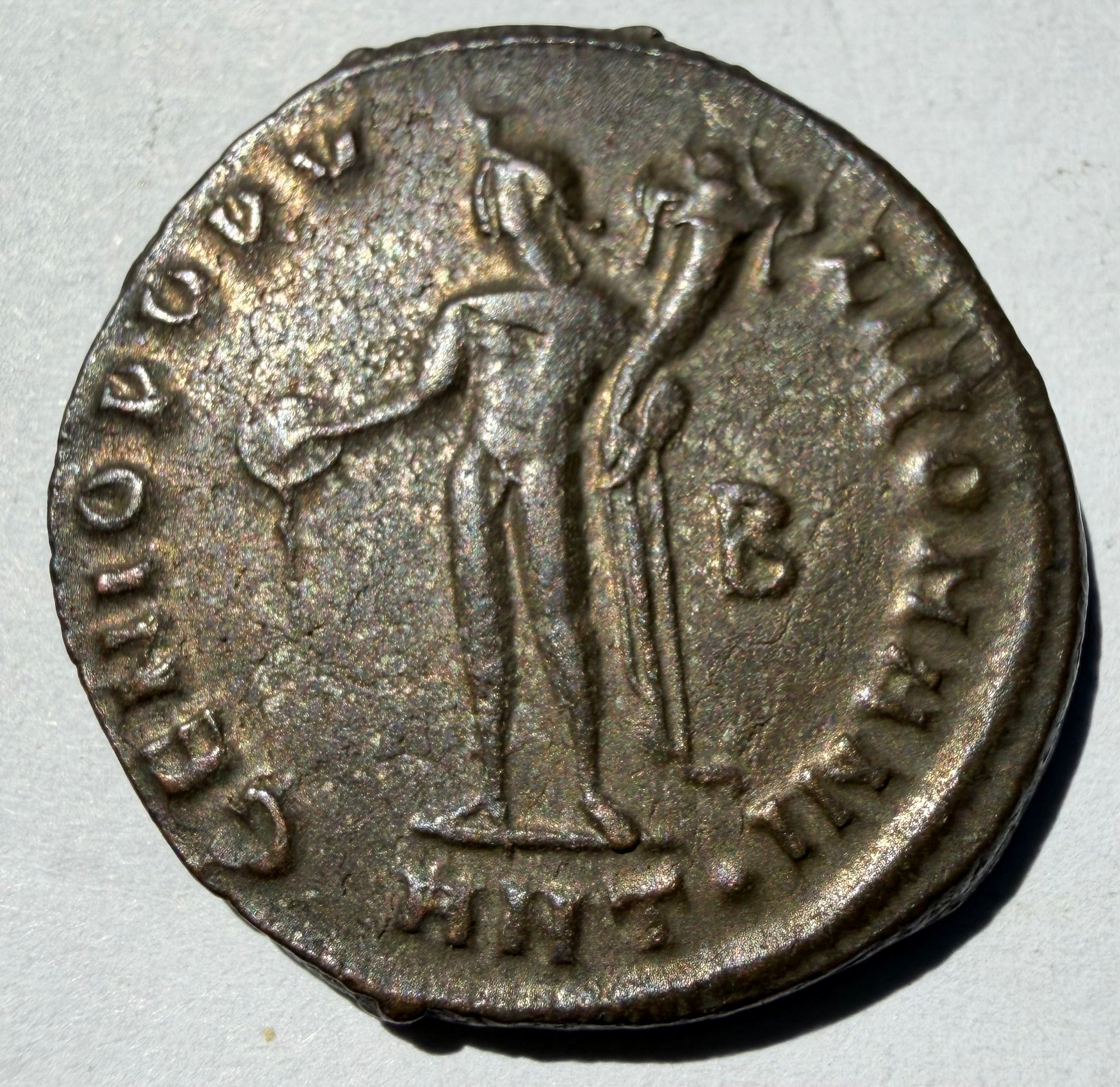 MAXIMIAN Large Bronze Follis Coin 303 AD GENIO POPVLI ROMANI Antioch Mint RIC 58