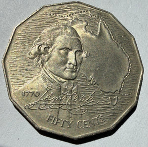 Australia 50 Cents 1970-Captain Cook