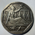 Art Deco French Medal Robert Cochet Monnaie de Paris Basse-Cour de Lille 50mm