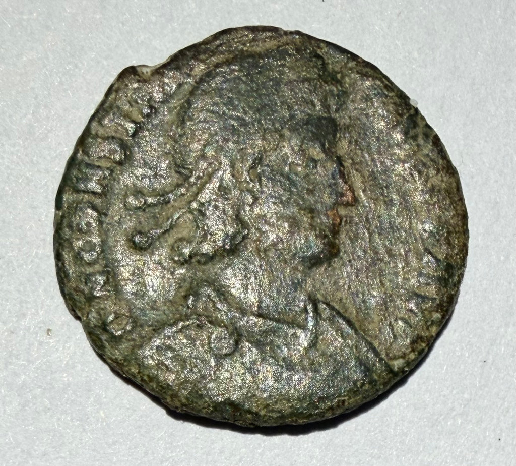 Constantius II AE 3 Siscia Mint Fallen Horseman Roman Coin (Copy)