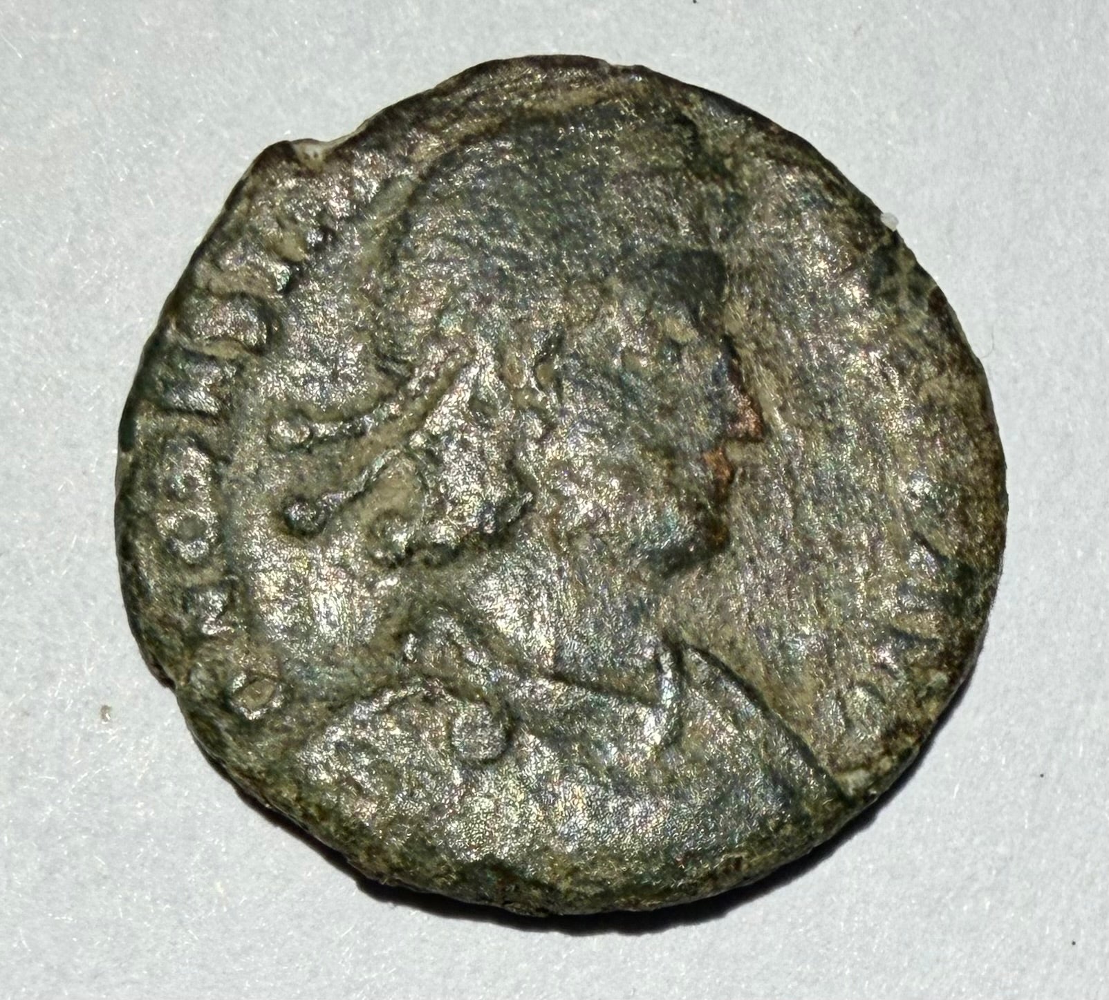 Constantius II AE 3 Siscia Mint Fallen Horseman Roman Coin (Copy)