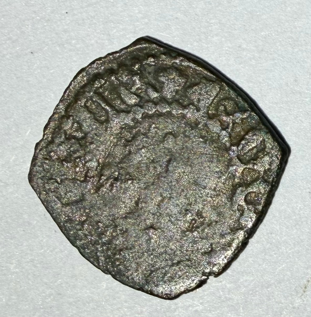 Sicily William II the Good AE Follaro (1166-1189) Central Cross Pattee Messina