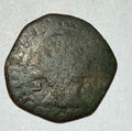 1614-1629 France Feudal Copper Double Tournois Chateau-Regnault Princess Louise