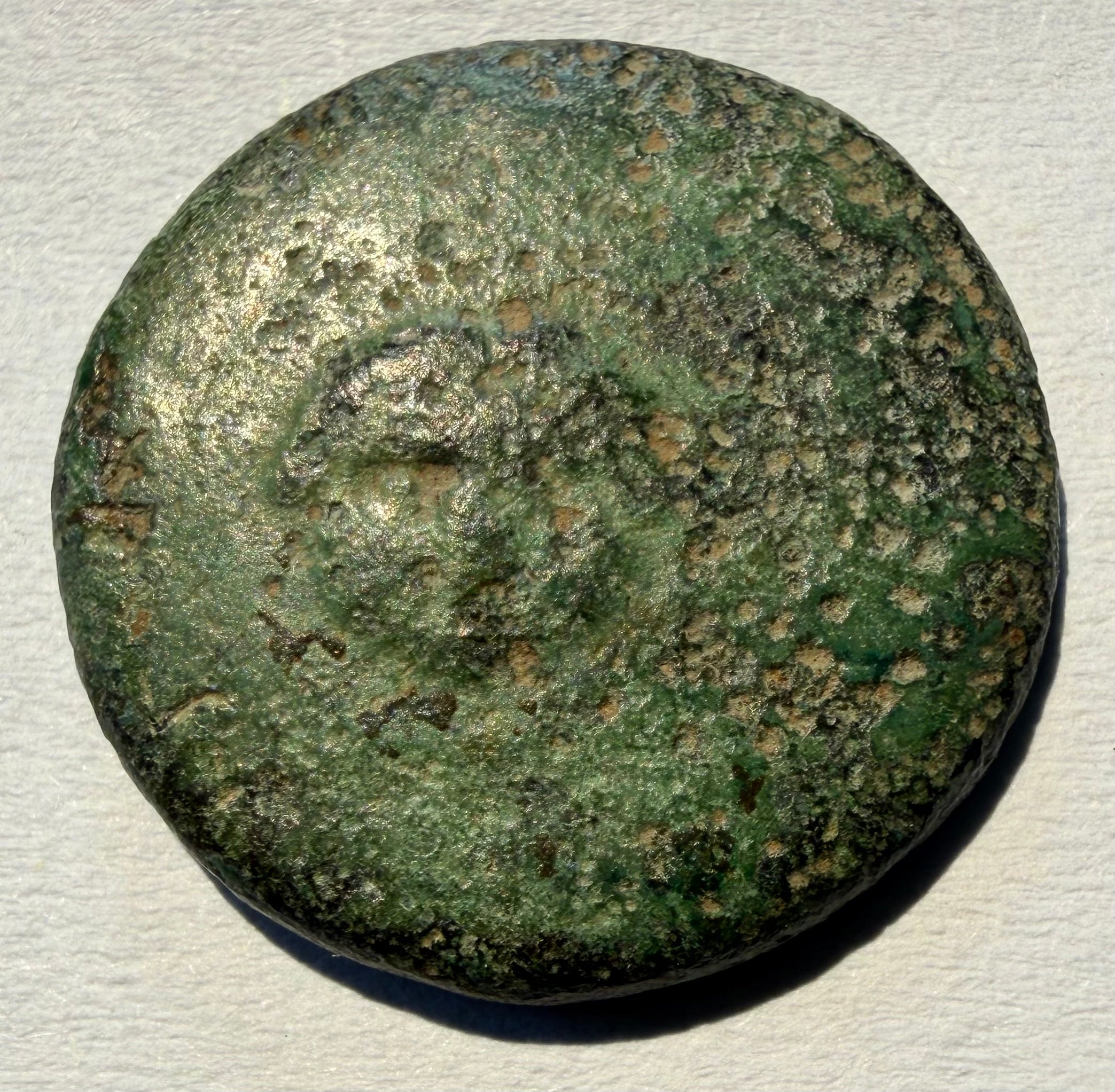MACEDON Philip III Arrhidaios AE Half Unit 323-317 BC Gorgon Shield Helmet Kauno