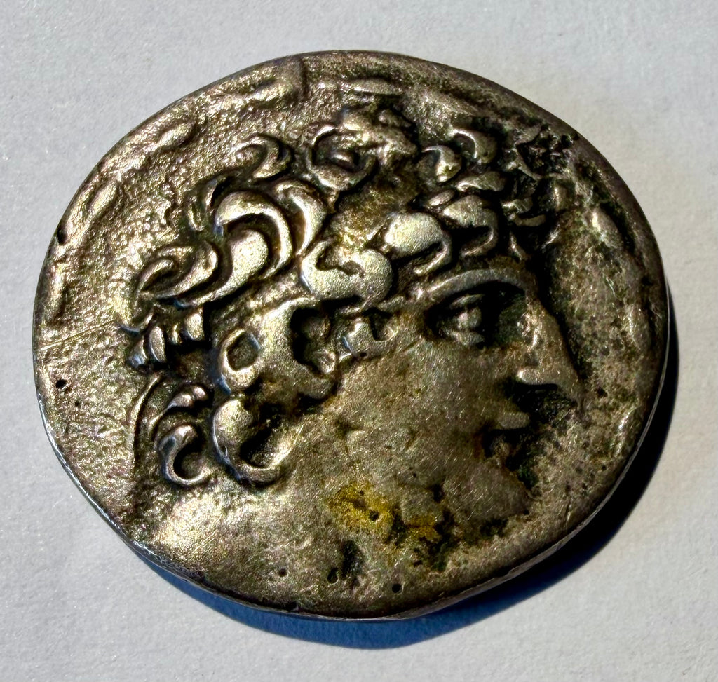 Seleukid Tetradrachm Antiochos VIII Grypos Silver Coin 121-113 BC - Ex Lockdales