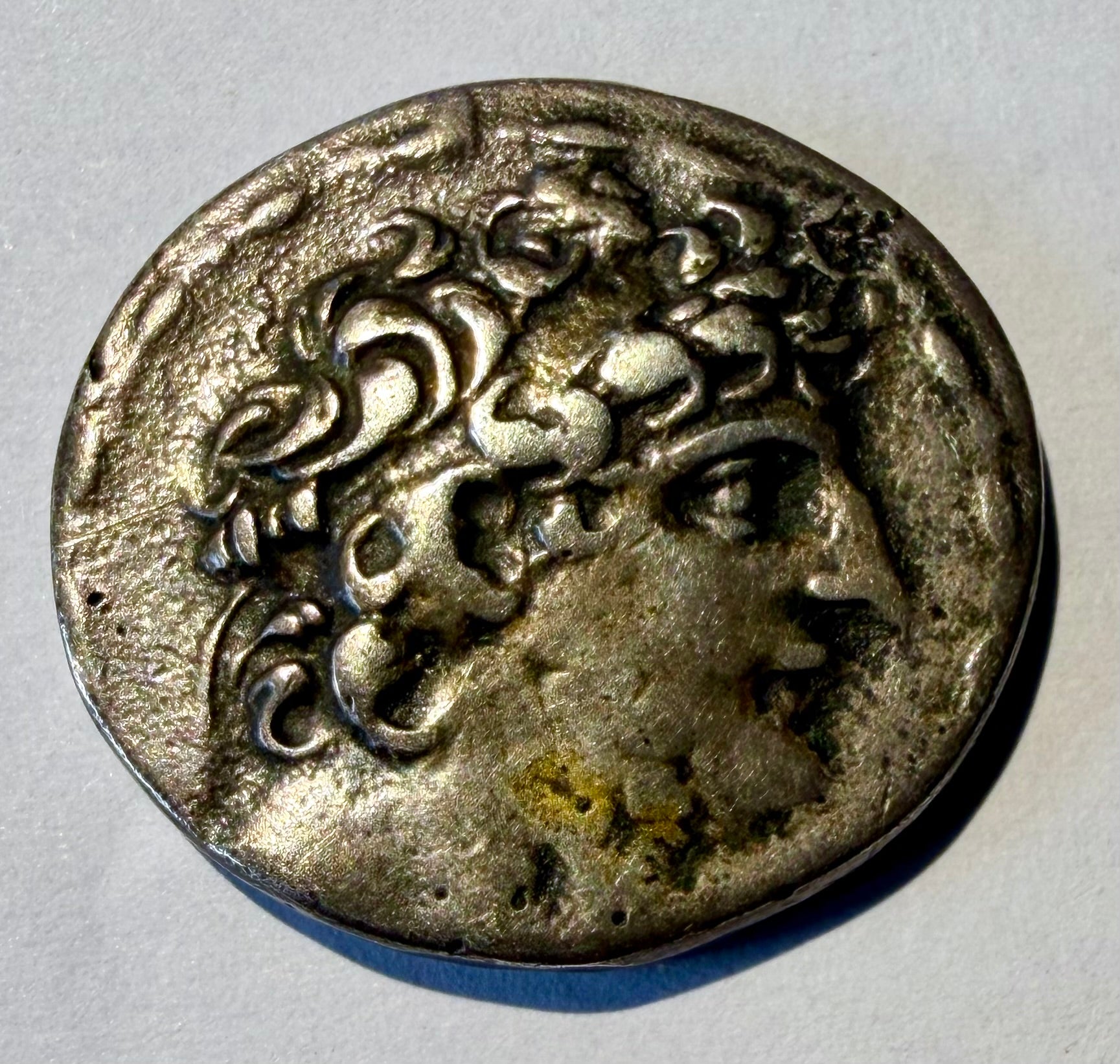 Seleukid Tetradrachm Antiochos VIII Grypos Silver Coin 121-113 BC - Ex Lockdales