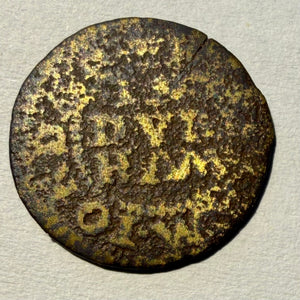 17thC Durham Farthing Token 1660s - William Jordan - Williamson Durham 34