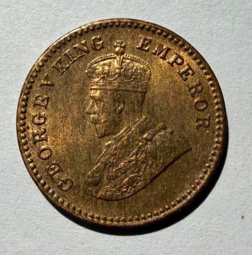 1933 British India 1/12 Anna coin UNC
