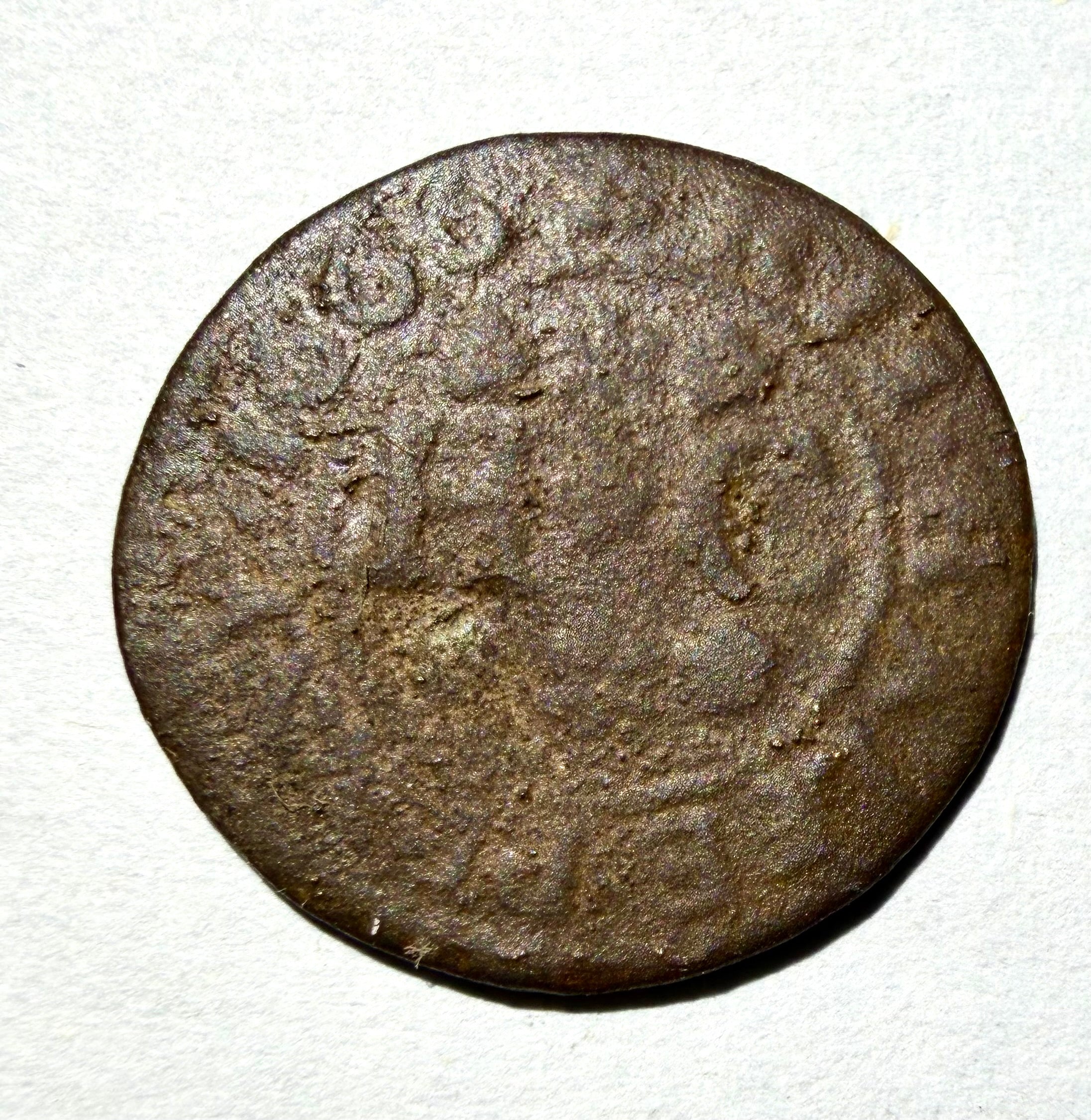 1666 Wallop Hampshire 17th Century Trade Token - Hugh Chitty Shears - W.206