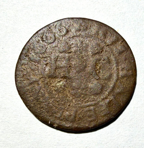1666 Wallop Hampshire 17th Century Trade Token - Hugh Chitty Shears - W.206