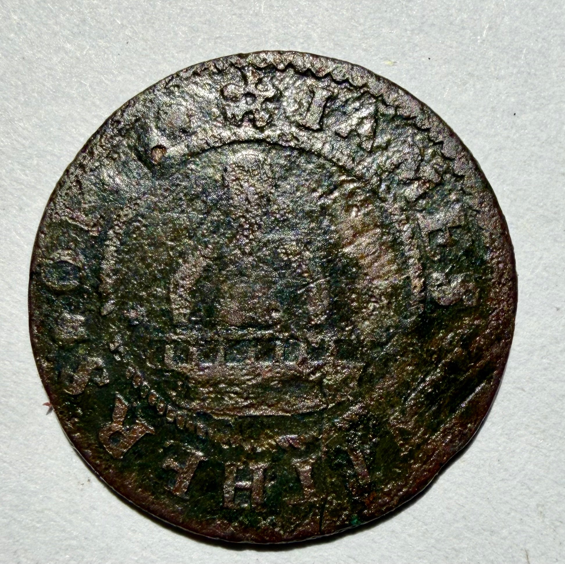 17th Century Hampshire Token - James Withers, Alresford (W.3/4) Tallow Chandler