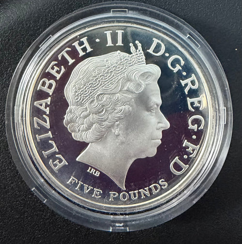 2008 Queen Elizabeth I 450th Accession Anniversary £5 Silver Proof Coin Capsule