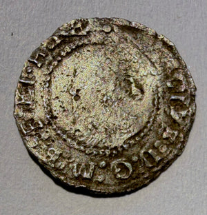 Charles I Penny Tower Mint MM Two Pellets Beaded Inner Circle obverse S2846