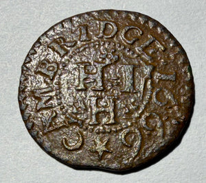 1666 Cambridge Farthing Token - Joseph Heath - Cambridgeshire 52 (W/D 52, N 392)
