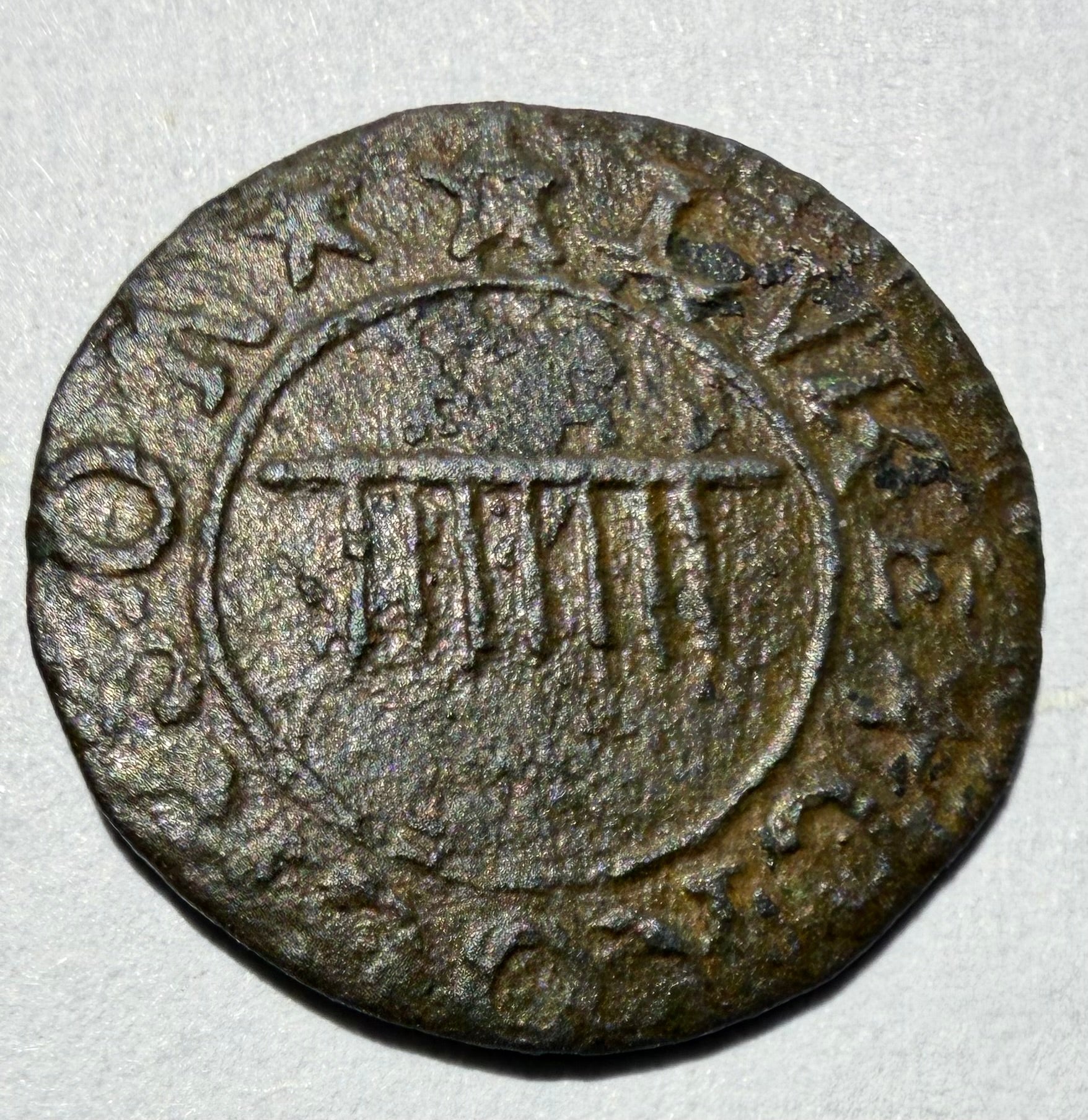 17thC Farthing Token Luke Crockson Ely Cambridgeshire BW 104 Tallow Chandler)