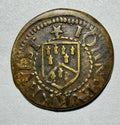 1657 Sutton Valence Kent / Cambs 177 Farthing Token -John Burkhuest Grocers Arms