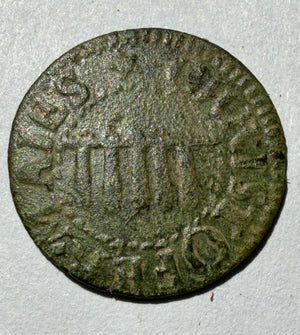 17th C. Cambridge Farthing Token - Christofer Maies Chandler - W.62 Dickinson 62