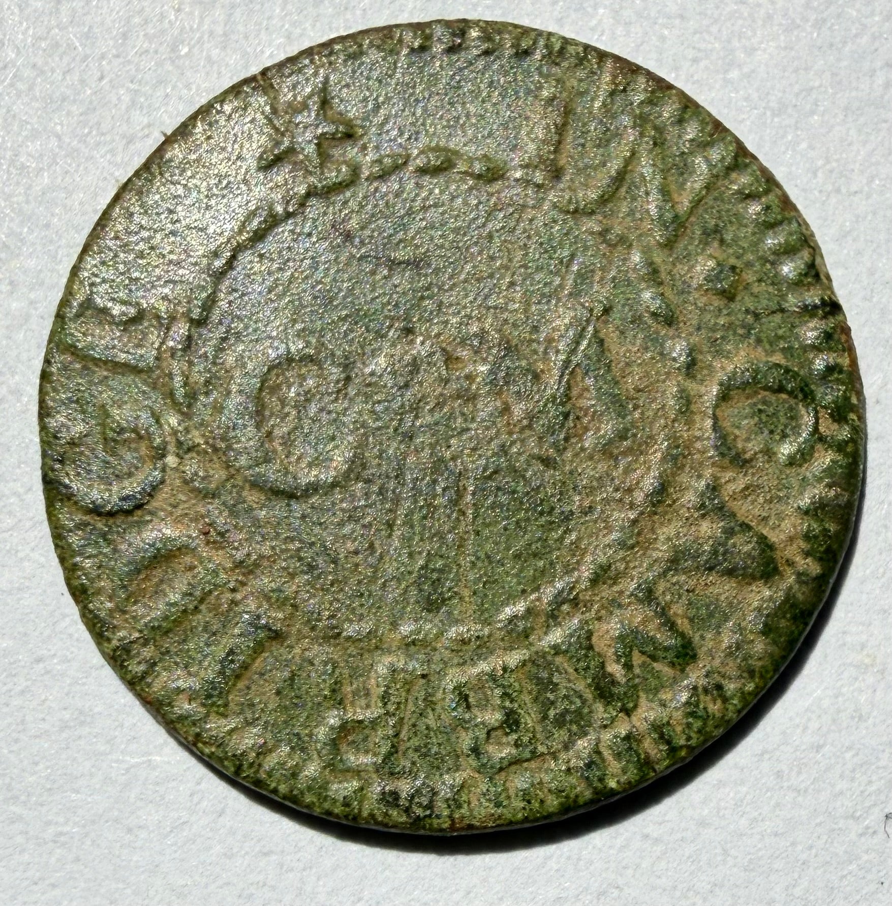 17th C. Cambridge Farthing Token - Christofer Maies Chandler - W.62 Dickinson 62