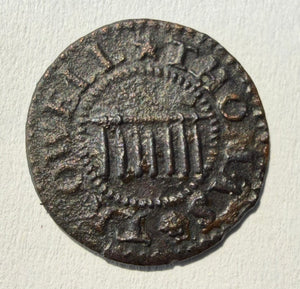 Cambridgeshire Soham 17th Century Token W170 1/4d 1664 Thomas Trowell Scarce