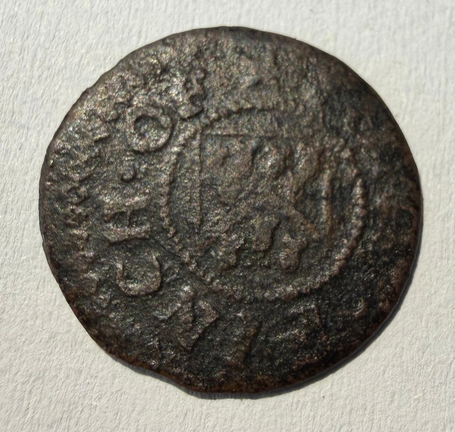 1666 Wisbech Cambridgeshire 17thC Trade Token - John Finch Farthing W.206