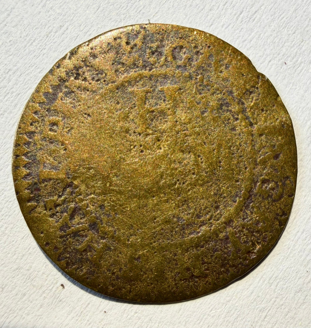 GAMLINGAY CAMBRIDGESHIRE 17th C. TOKEN 1667 Joseph Harvie Grocer - W.130 (20mm)