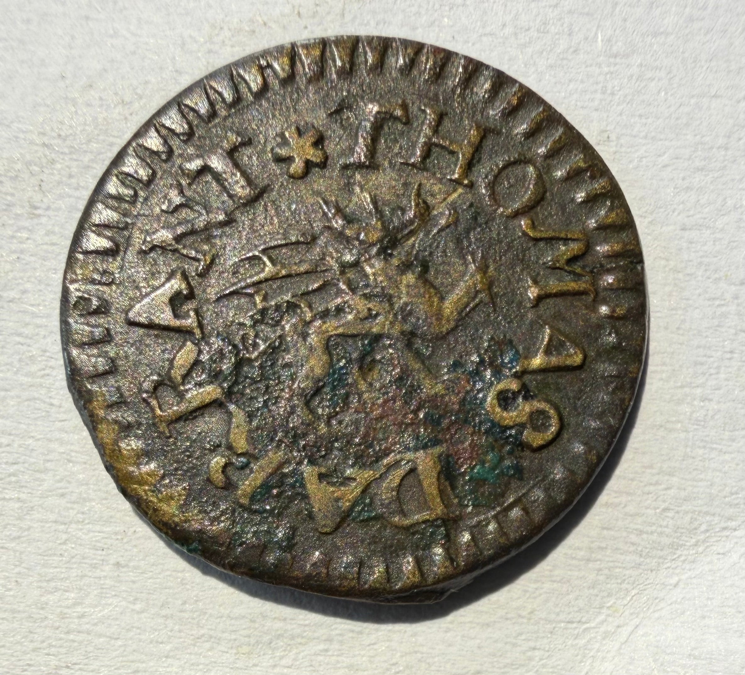 1667 Cambridgeshire Hinxton John North Halfpenny Token – Williamson 132-scarce (Copy)
