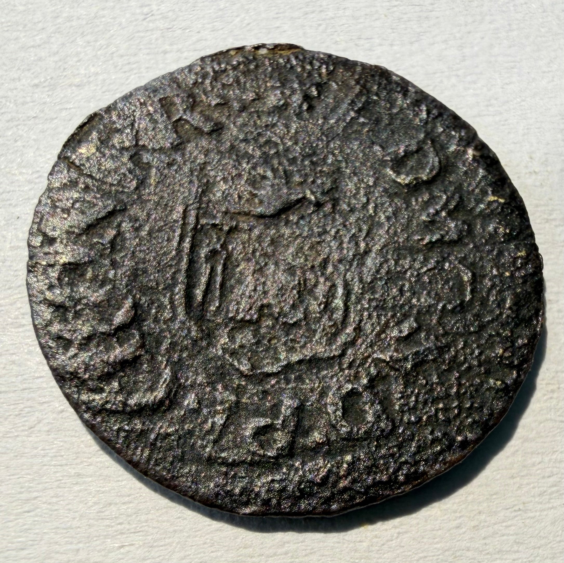 17th Century Trade Token- Edmond Peckoner Grocer in Fakenham, Norfolk 1667 (W42)