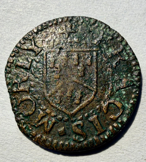 17th C Trade Token - Norfolk, Norwich - Francis Morley (Grocers' Arms) W#173