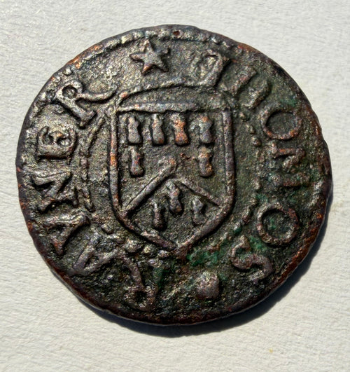 1653 Thomas Rayner Norwich Grocers Arms Farthing | 17th Century Trade Token