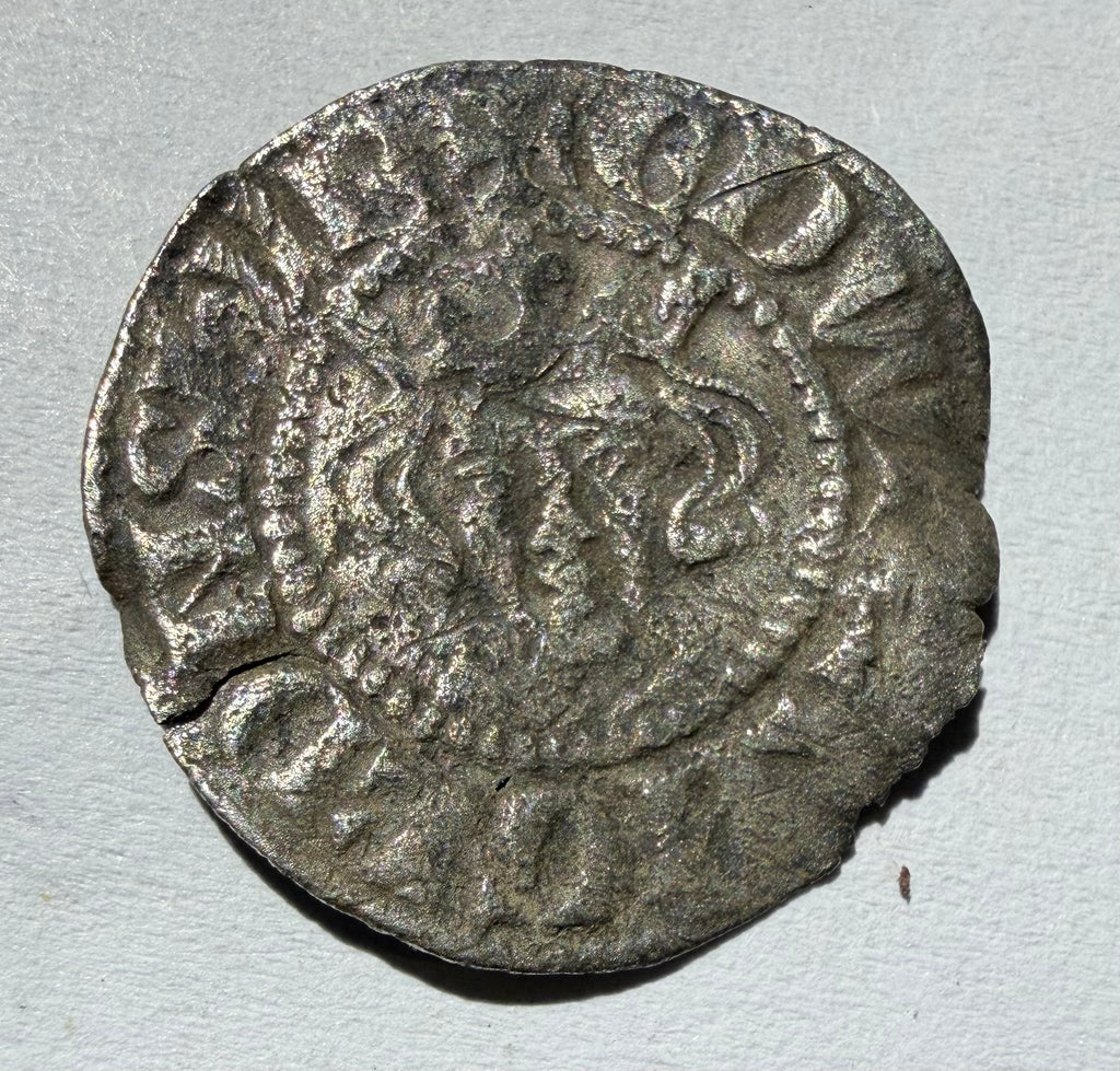 Edward I Penny Class 2b London Mint, – Bifolate crown Normal/Reversed N variety