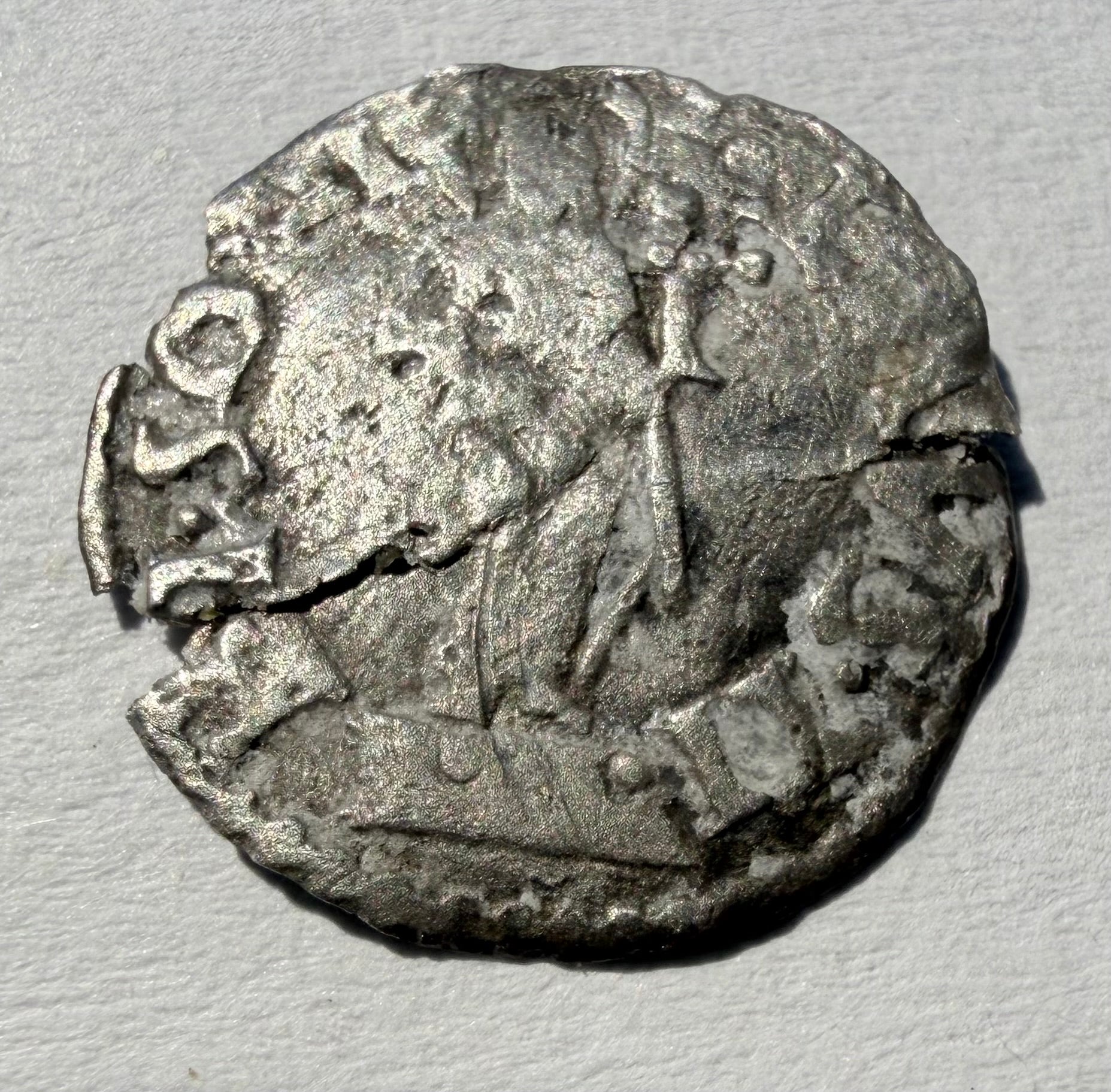 Medieval Venetian Silver Soldino / "Galley Halfpenny" (Loredan or Gritti era)