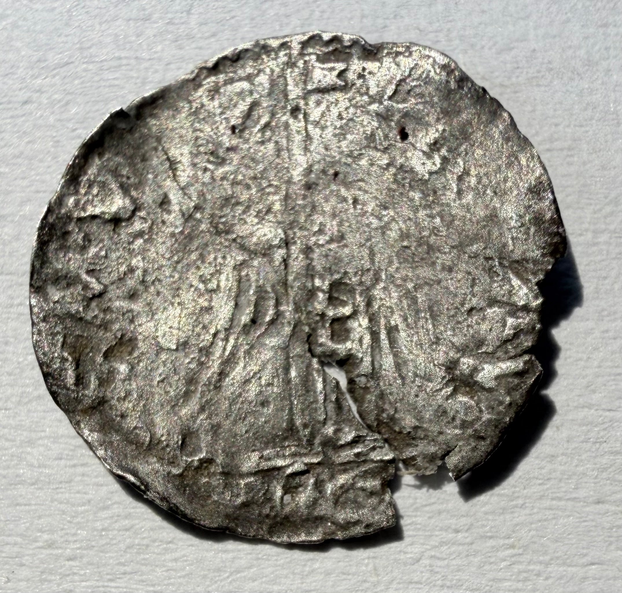 Medieval Venetian Silver Soldino / "Galley Halfpenny" (Loredan or Gritti era)