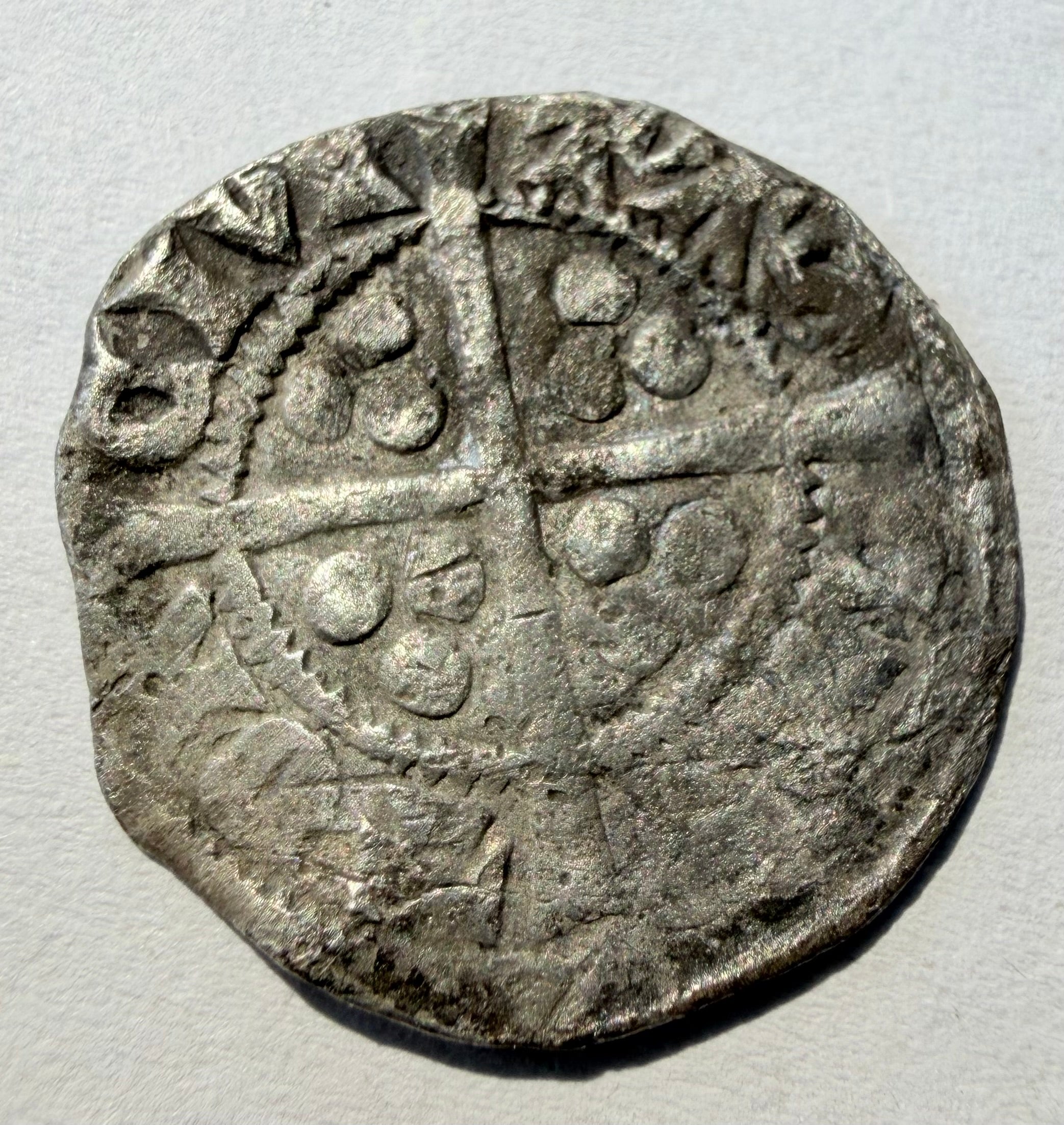 Edward I Silver Long Cross Penny – Class 10cf1 (Canterbury Mint)