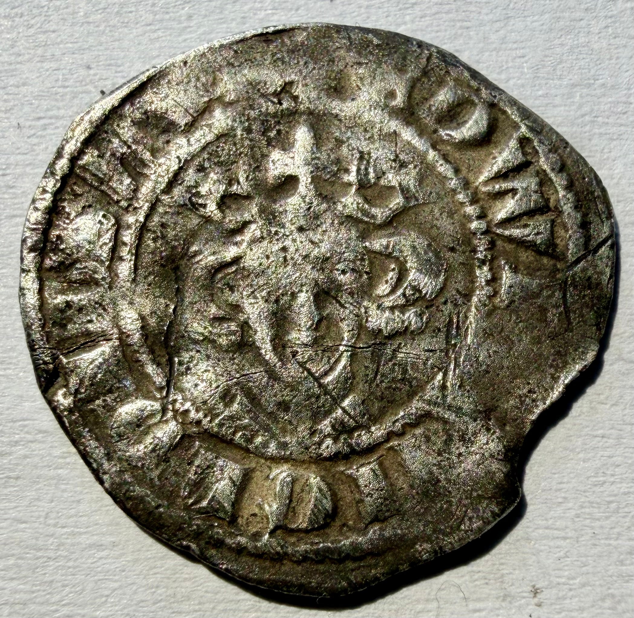 Edward I Hammered Silver Penny – Canterbury Mint – Class 9b