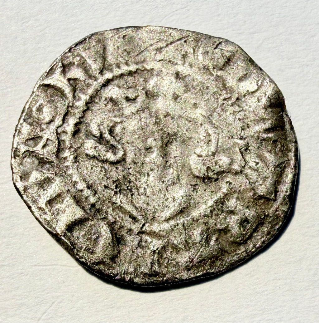 Edward I Silver Hammered Penny – Canterbury Mint – Class 10cf2 (Angular D)