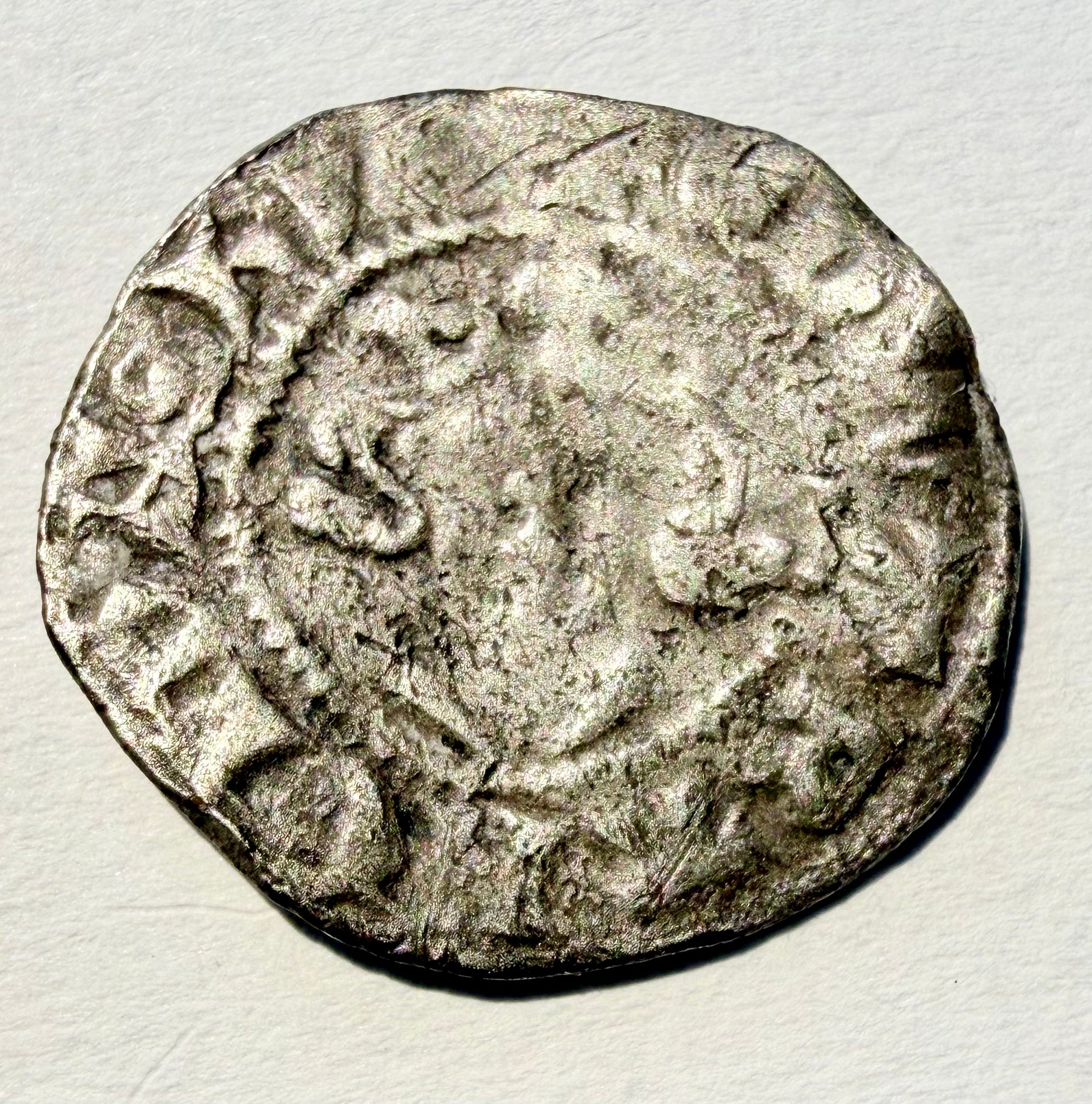 Edward I Silver Hammered Penny – Canterbury Mint – Class 10cf2 (Angular D)
