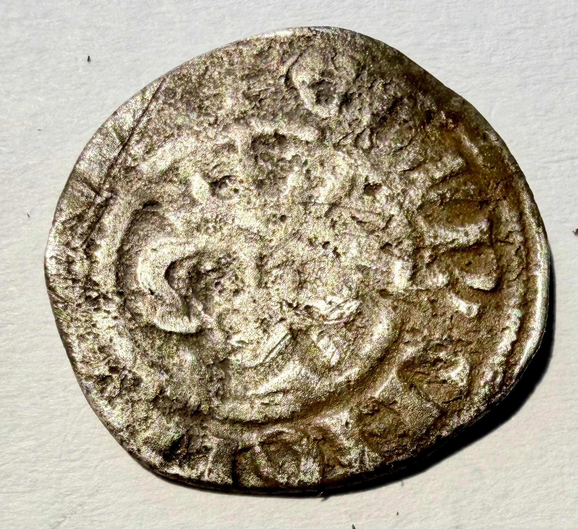 Edward I  Silver Hammered Penny Canterbury Mint Class 10cf3b / b2